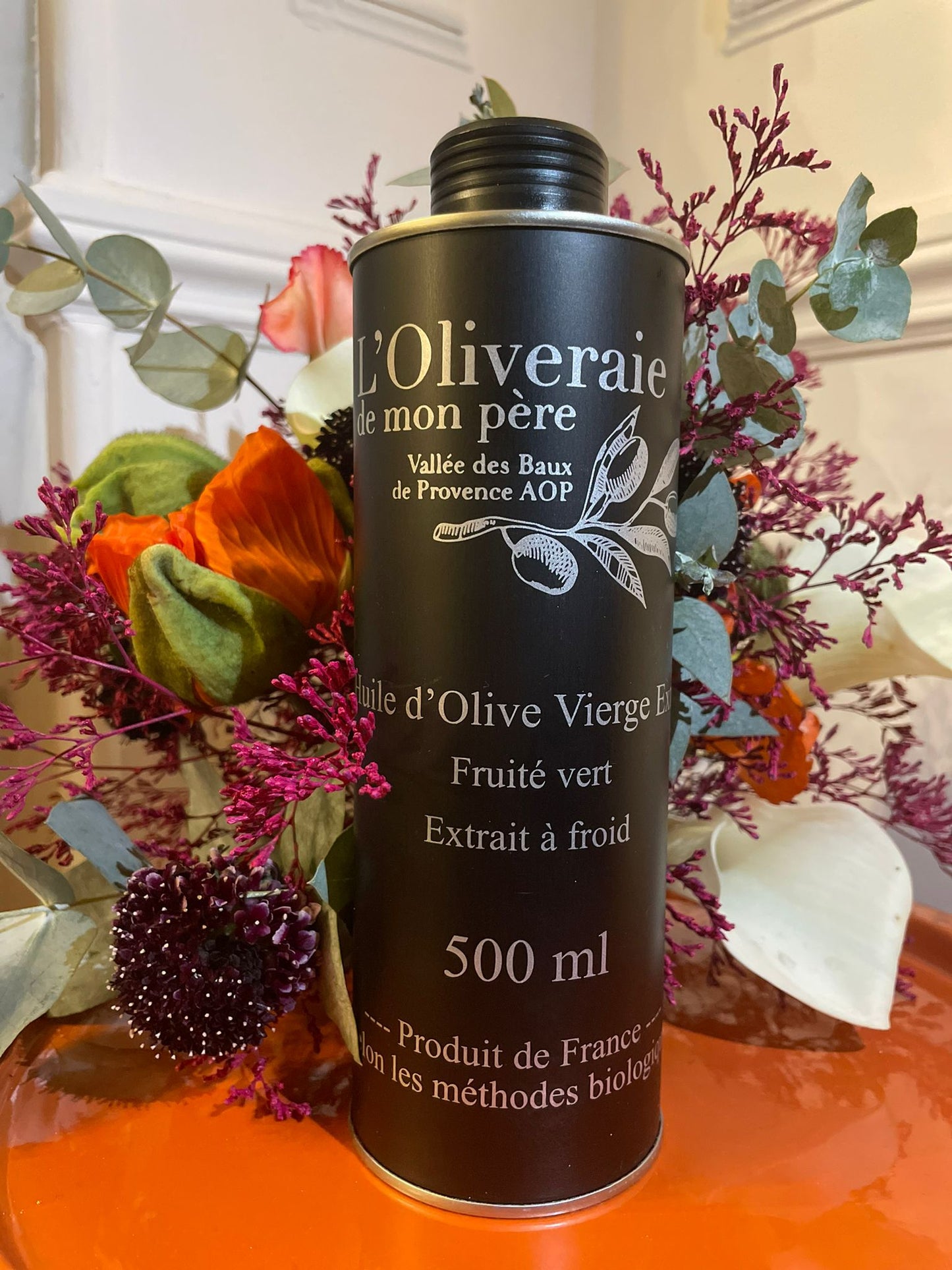 Huile d’olive BIO AOP l 500mL l Récolte 2024